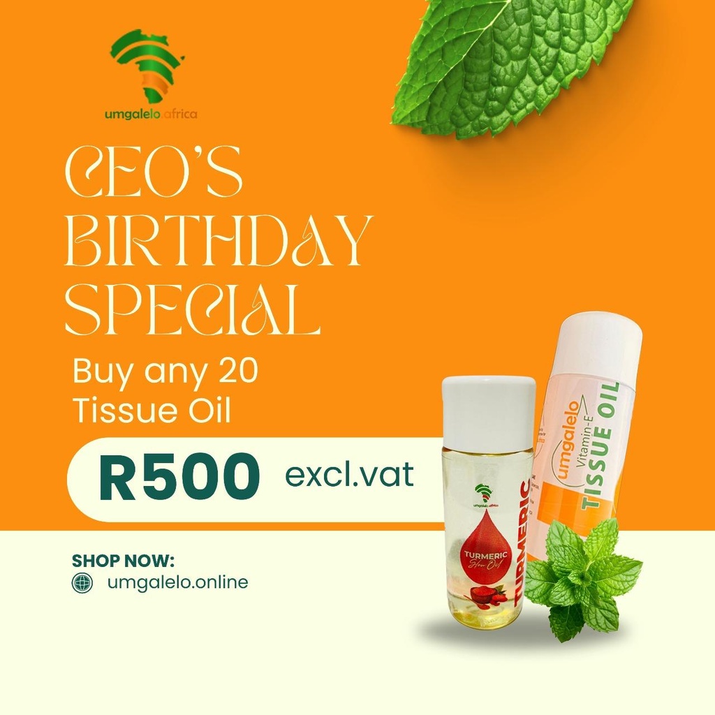 CEO birthday special (20 Tissue oils) 